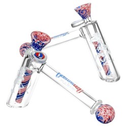 7.5" HAND CRAFTED WIG WAG HAMMER BUBBLER 7.5" HAND CRAFTED WIG WAG HAMMER BUBBLER