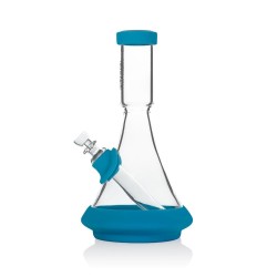 10" SILICONE CONE BEAKER W/ PERC AND GLASS