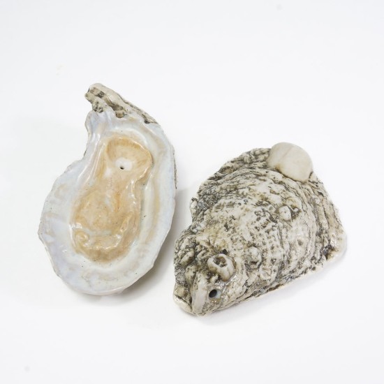 10.5" HAND CRAFTED X-LARGE PIPE - OYSTER 10.5" HAND CRAFTED X-LARGE PIPE - OYSTER
