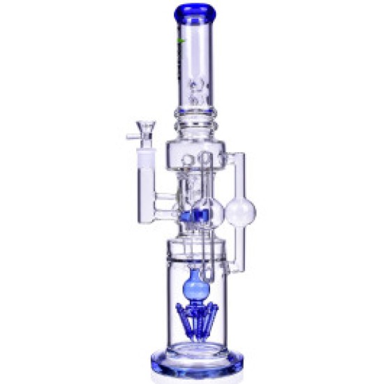 12" ATLANIS GLASS SQUIRL TRIPLE PERC RECYCLER 12" ATLANIS GLASS SQUIRL TRIPLE PERC RECYCLER