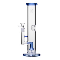 12"  METALIC DESIGNER STRAIGHT TUBE WATERPIPE BLUE TONE