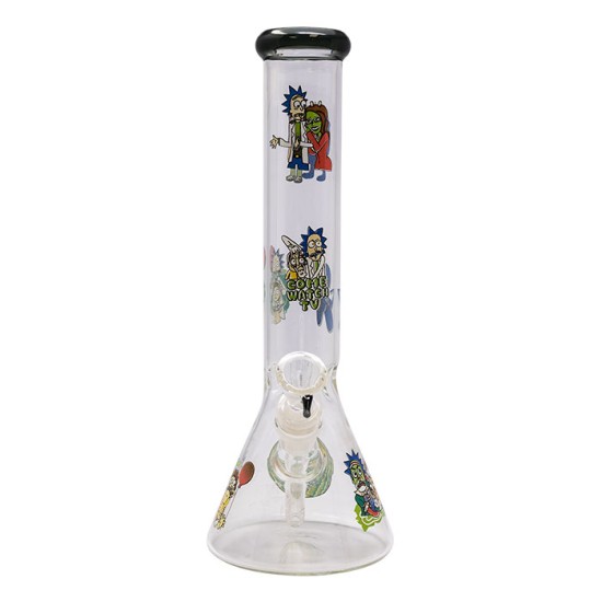 12" RICK MORTY WATERPIPE