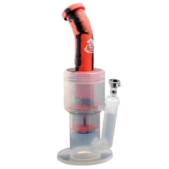 12" SILICONE WATERPIPE PERCULATOR