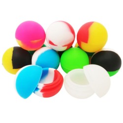 1.25" 6ML SILICONE CONTAINER SOLID 10PK