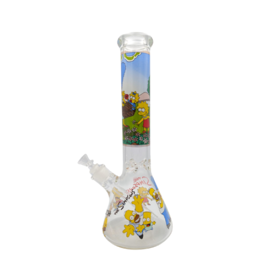 14" BEAKER SIMPSON MORTY WATERPIPE 14" BEAKER SIMPSON MORTY WATERPIPE
