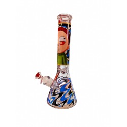 14" WATERPIPE 7MM RICK MORTY