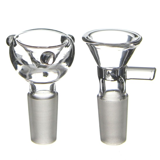 14MM MALE CLEAR GLASS BOWL 6PK 14MM MALE CLEAR GLASS BOWL 6PK