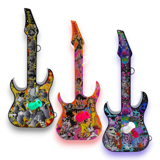 15" GUITAR WATERPIPE ASST 15" GUITAR WATERPIPE ASST