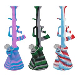 15" SILICONE WATERPIPE AK47