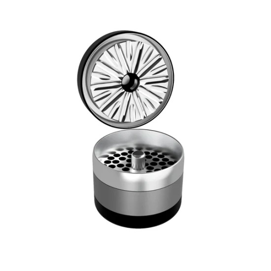 1.5" 3PC SHINY FLORAL METTALIC GRINDER 1.5" 3PC SHINY FLORAL METTALIC GRINDER