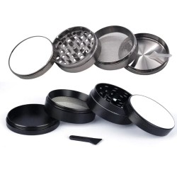 1.5" 3PC SHINY METTALIC GRINDER