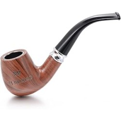 1.5" Dark Wooded Pipe  asst. colors  (KITWD02) 1.5" Dark Wooded Pipe  asst. colors  (KITWD02)