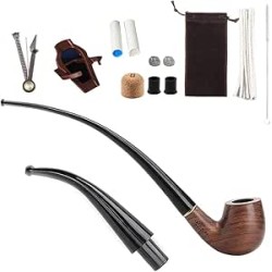 1.5" Light Wooded Pipe  asst. colors (KITWD06)