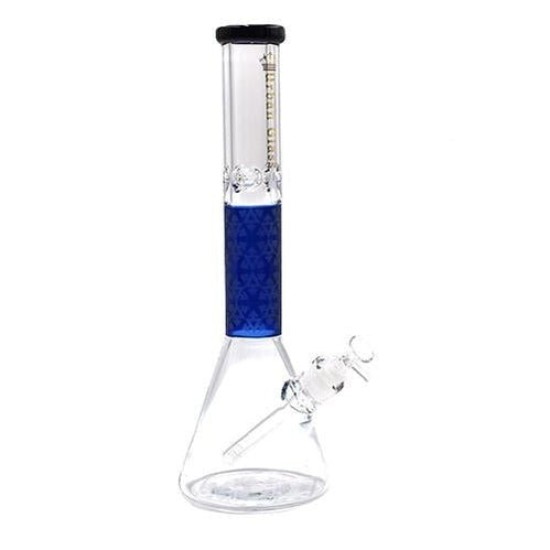 16" 9MM BEAKER WATERPIPE W/ ICE PINCH 16" 9MM BEAKER WATERPIPE W/ ICE PINCH