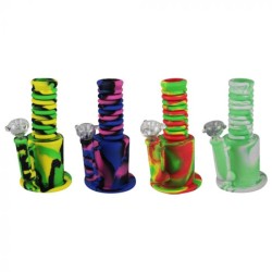 16" SILICONE WATERPIPE ASST