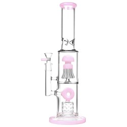 18" 5MM WATERPIPE DOUBLE JELLYFISH PERC KR297
