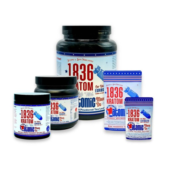 1836 KRATOM 1G CAPSULES 20CT - ATOMIC MAENG DA 1836 KRATOM 1G CAPSULES 20CT - ATOMIC MAENG DA