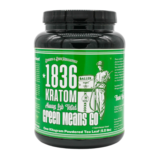 1836 KRATOM 1G CAPSULES 20CT - GREEN MEANS GO 1836 KRATOM 1G CAPSULES 20CT - GREEN MEANS GO