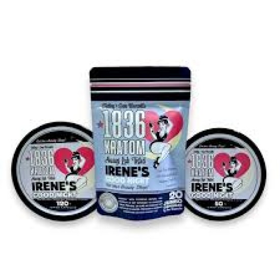 1836 KRATOM 1G CAPSULES 20CT - IRENE'S GOOD NIGHT 1836 KRATOM 1G CAPSULES 20CT - IRENE'S GOOD NIGHT