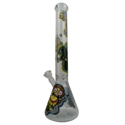 18" RICK MORTY WATERPIPE