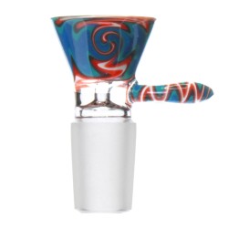 19MM BOWL WITH WIG WAG DESIGN AND HANDLE