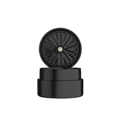 2" 3PC FLORAL METALLIC GRINDER