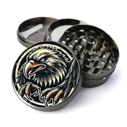 2" 4PC EAGLE DESIGN METALLIC GRINDER