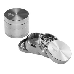 2" 4PC LEAF SILVER METALLIC GRINDER