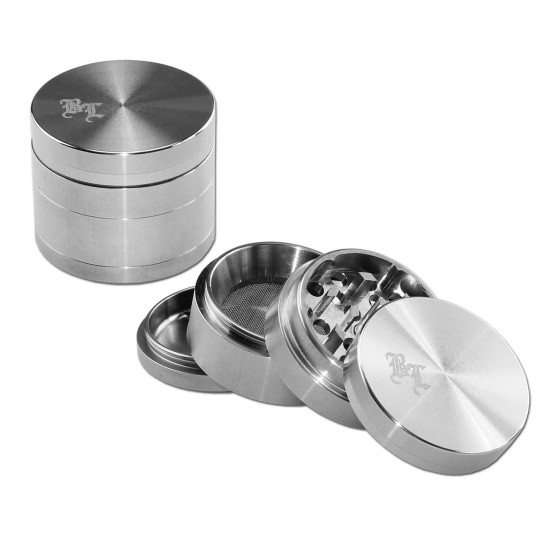 2" 4PC LEAF SILVER METALLIC GRINDER 2" 4PC LEAF SILVER METALLIC GRINDER
