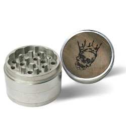 2" 4PC MARIJUANA METALLIC GRINDER