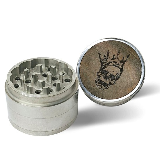 2" 4PC MARIJUANA METALLIC GRINDER 2" 4PC MARIJUANA METALLIC GRINDER
