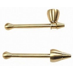 2" METAL PIPE  MUSHROOM NECKLACE METAL PIPE 3PC/PK