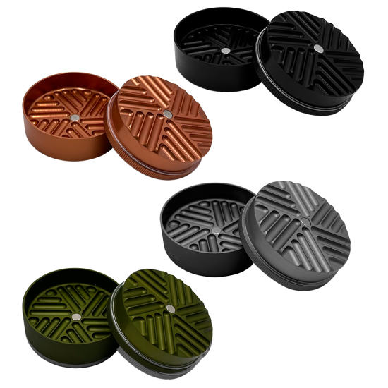 2.5" 2PC BALL SHAPED METALLIC GRINDER 2.5" 2PC BALL SHAPED METALLIC GRINDER