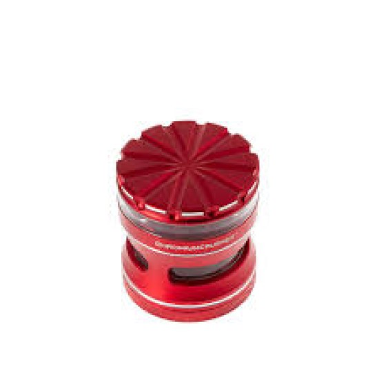 2.5" 4PC CHROMIUM CRUSHER CLEAR BOTTOM GLASS GRINDER 2.5" 4PC CHROMIUM CRUSHER CLEAR BOTTOM GLASS GRINDER
