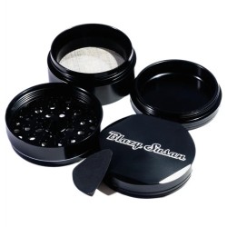 2.5" BLAZY SUSAN 4PC GRINDER - BLACK