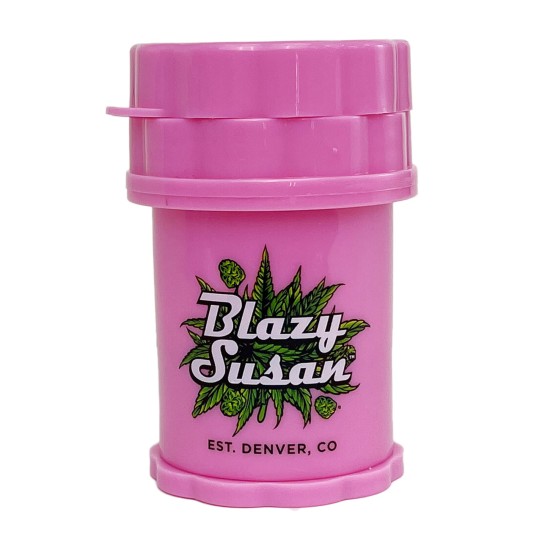 2.5" BLAZY SUSAN 4PC GRINDER - HOT PINK 2.5" BLAZY SUSAN 4PC GRINDER - HOT PINK