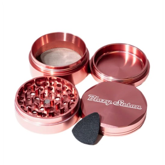 2.5" BLAZY SUSAN 4PC GRINDER - SOFT PINK 2.5" BLAZY SUSAN 4PC GRINDER - SOFT PINK