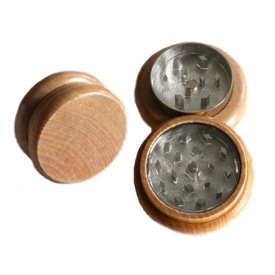 2.5" CEREMIC WOODEN CRAFTED GRINDER 2.5" CEREMIC WOODEN CRAFTED GRINDER