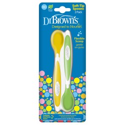 2.75" FLAT MOUTH SPOON ASST COLORS 2PC