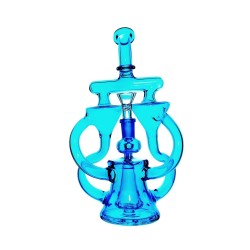 24" WATERPIPE DOUBLE PERC RECYCLER DESIGN