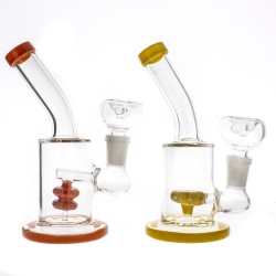 24" WATERPIPE W/ 4 SHOWERHEAD PERC ASST COLORS