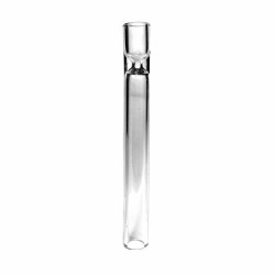 2" Glass Bat Colors Clear Pipe Small  (KITGB014)