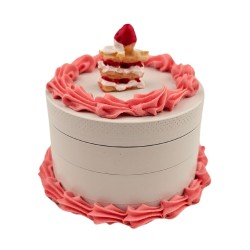 3" 4PC ALUMINIUM BIRTHDAY CAKE GRINDER