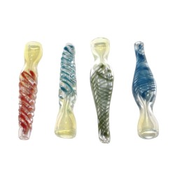 3" COLORED GLASS BATS 100/JAR