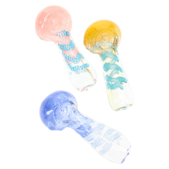 3" FRIT SPIRAL SPOON 3" FRIT SPIRAL SPOON