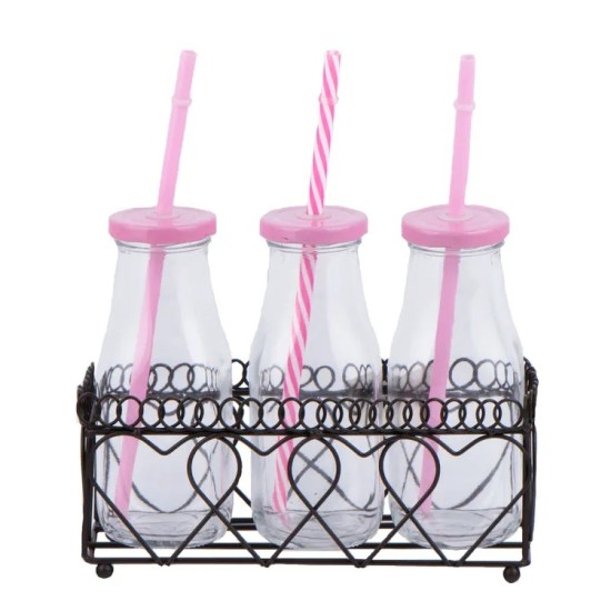3" GLASS Y-STRAW 3PK 3" GLASS Y-STRAW 3PK