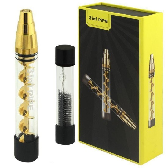3 IN 1 PIPE GLASS BLUNT 3 IN 1 PIPE GLASS BLUNT