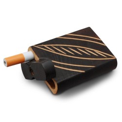 3" WOODEN GREEN DUGOUT