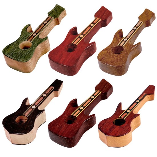3" WOODEN GUITAR STYLE HAND PIPE 3PK 3" WOODEN GUITAR STYLE HAND PIPE 3PK
