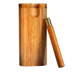 3" WOODEN ORANGE DUGOUT